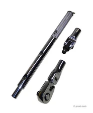 VIM TOOLS: TELESCOPIC RATCHET KIT – extendable handle – flex head – breaker bar