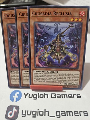 Yu-Gi-Oh Crusadia Reclusia X3 CHYO Different Editions Common Light Played 