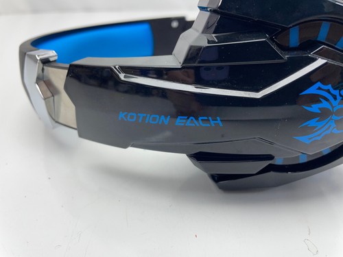 Kotion Each G2000 Black & Blue Adjustable Wired USB Over Ear Gaming Headset - Picture 3 of 5