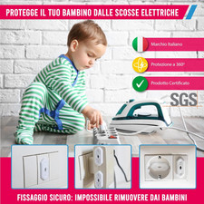 15 Protezioni Per Prese Elettriche Per Bambini - Blocco Sicurezza Schuko, Materiale ABS - Foto 9