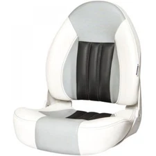 Tempress 68454 ProBax Orthopedic Boat Seat White/Gray/Carbon Marine Seating