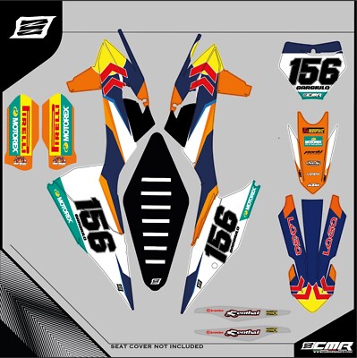 KIT Grafiche adesive Per KTM SXF EXC 2019 2020 2021 19 20 21