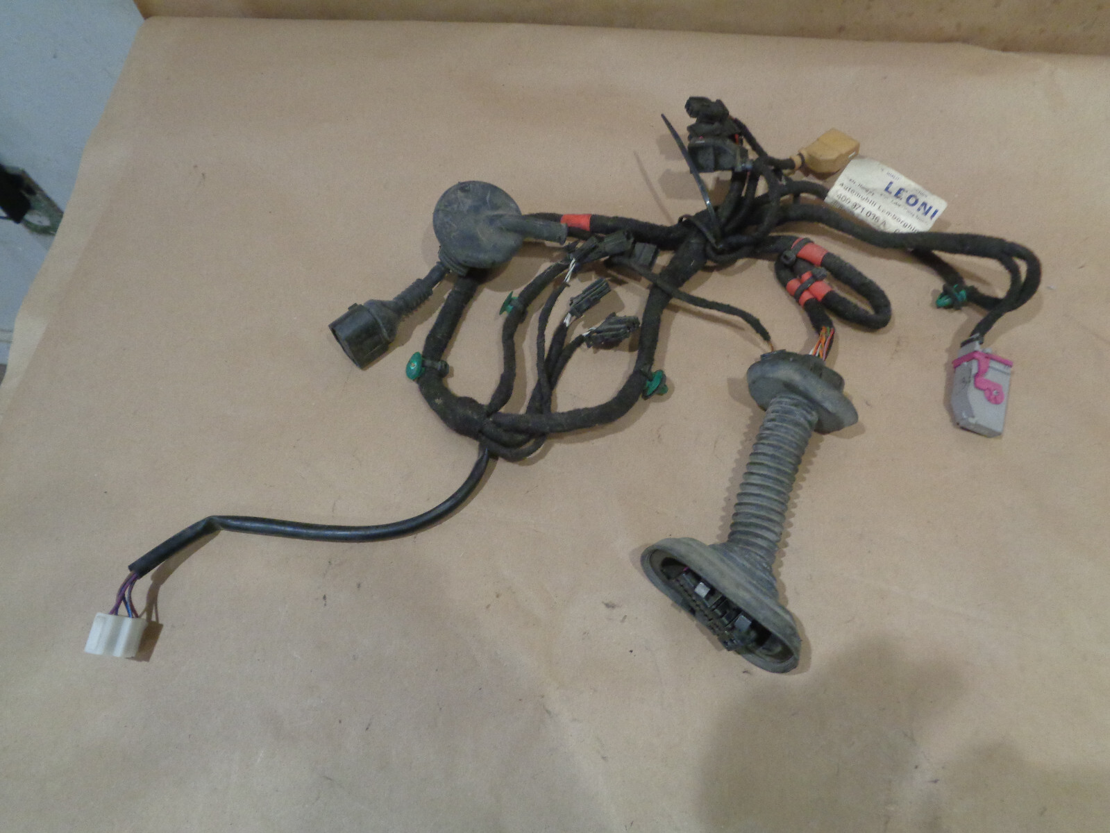 Lamborghini Gallardo RH Passenger Door Wiring Harness P/N 400971036A