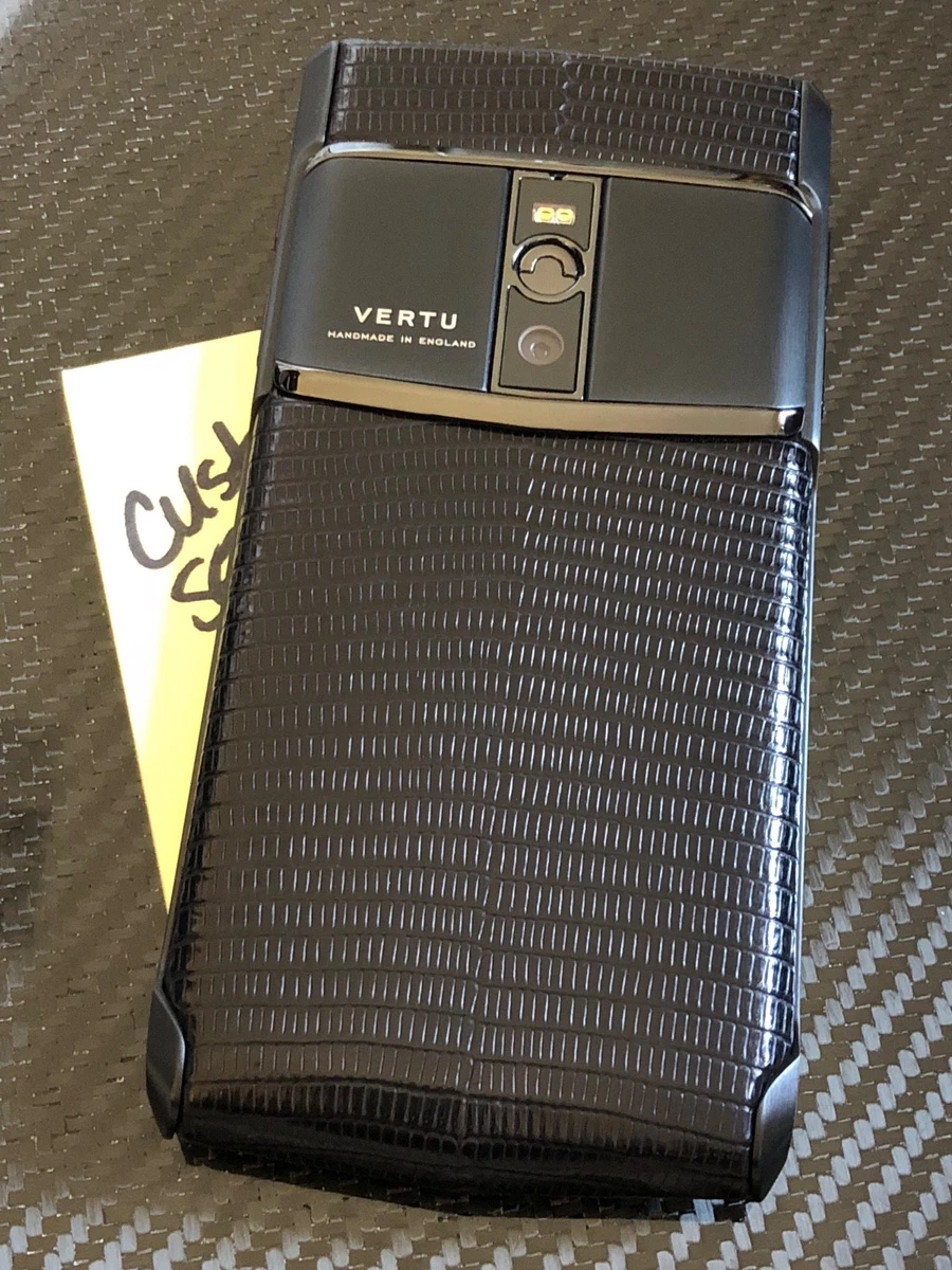 Étui Rigide Cuir Exotique Vertu Pour Vertu Signature S / M - Neuf