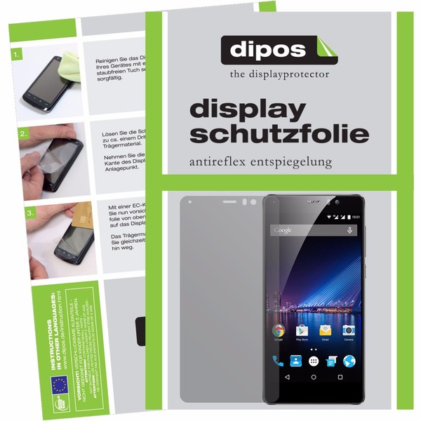 2X Schutzfolie FüR Wiko Freddy Matt Displayschutzfolie Folie Dipos Displayfolie-image
