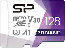 Silicon Power 128GB Micro SD Card U3 SDXC up to 100Mb/S High Speed Memory Card f