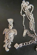 Sarda,Bali Made Sterling Sea Turtle Charm Pendant with 18+2” Chain