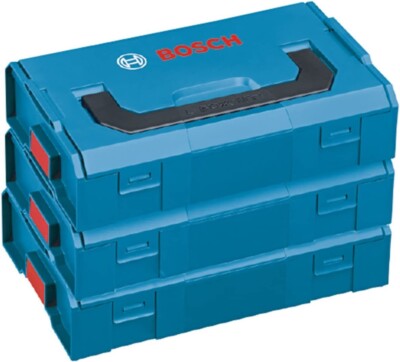 NEW Bosch L-BOX X-MINI3 Box mini Set 266x155x63mm Blue Tool Case