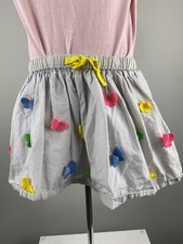 Mini Boden Girls Butterfly Appliqu Skirt Rainbow Size 3-4 Y