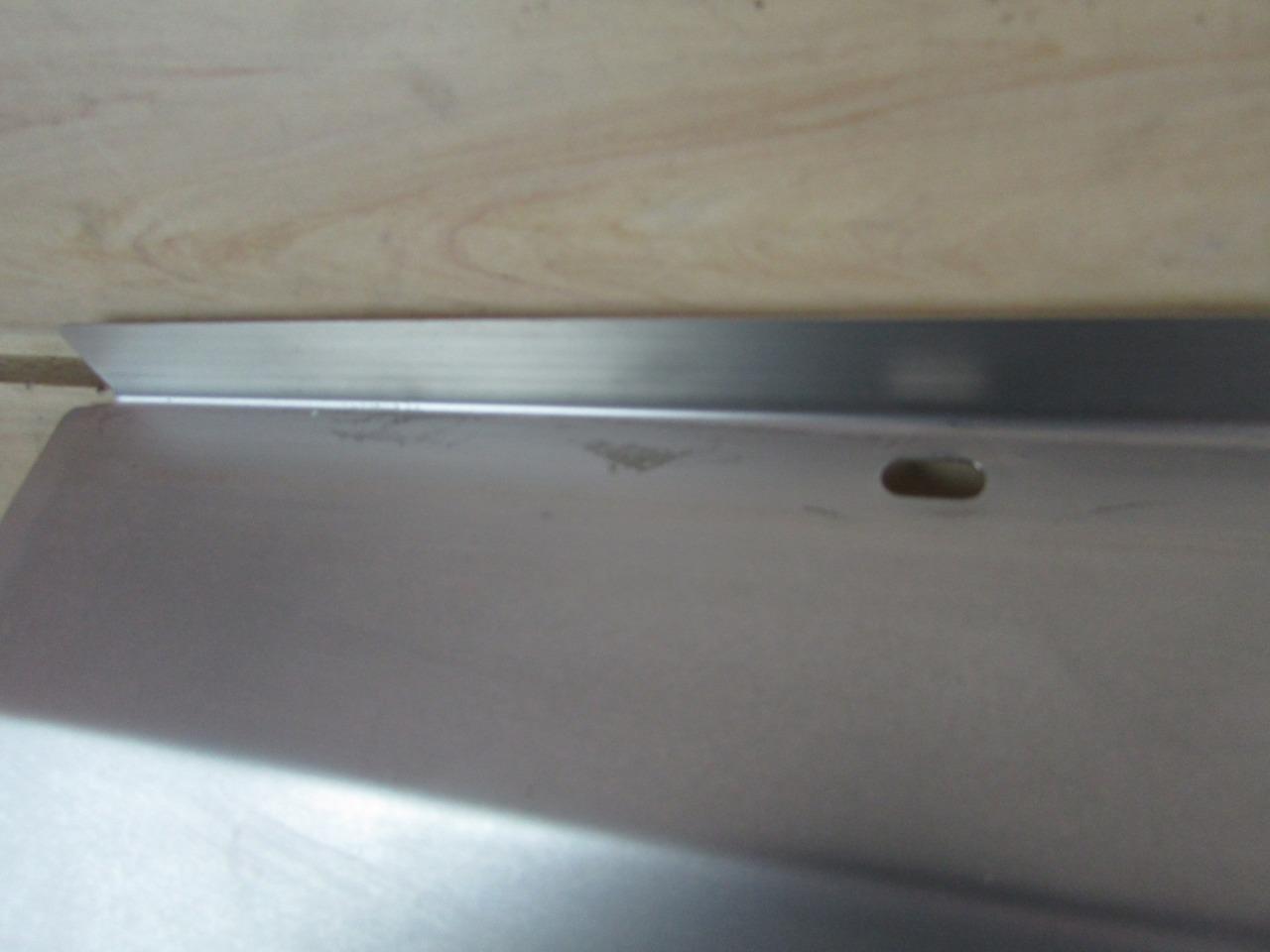 Ferrari 360 Spider Modena - Right Kick Plate Stainless Steel w/ Rubber Profile