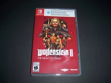 Authentic Case ONLY Replacement Nintendo Switch for Wolfenstein II New Colossus