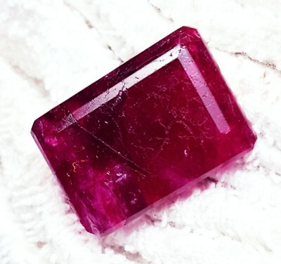 30.90 CT Natürlich Roter Beryll (Bixbite) Zertifiziert Lose Edelstein Mit Zugabe