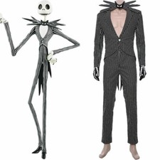The Nightmare Before Christmas Jack Skellington Cosplay Costume Dress Suit