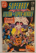 1978 SUPERBOY and the Legion Of Super Heroes 241 243 248 249 DC Comic Book Lot