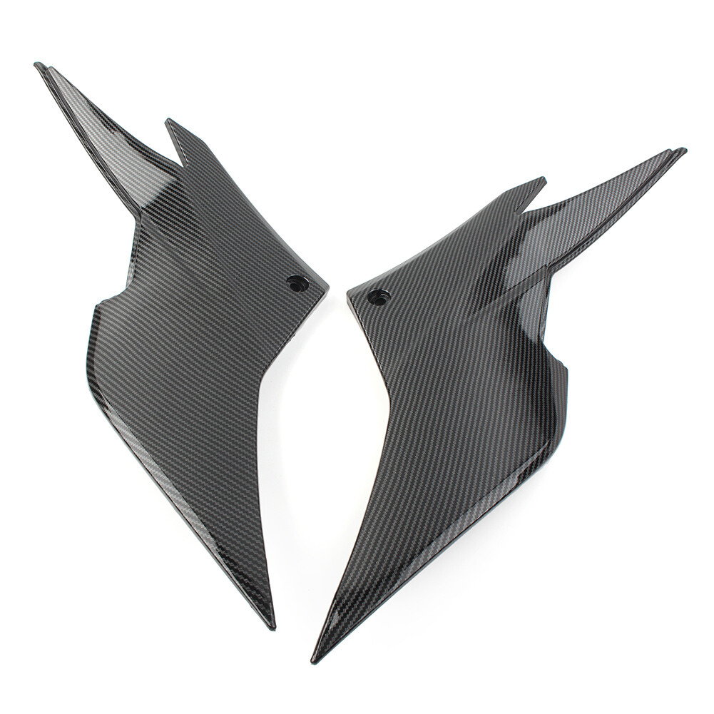 Gas Tank Side Cover Panel Fairing For KAWASAKI Ninja 250 2008-2016 Carbon Fiber