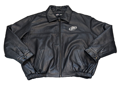 Miller Light 105 Years Harley Davidson Official Sponsor Leather