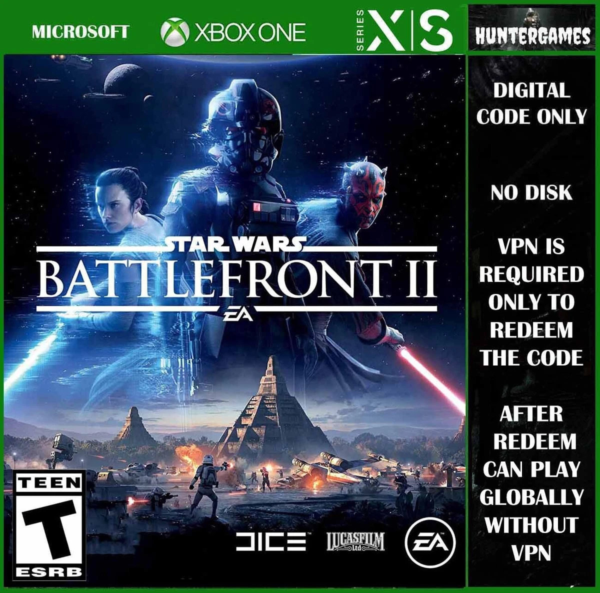 Star wars battlefront 2 xbox one x deals