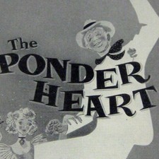 Ponder Heart Playbill June 1956 David Wayne Una Merkel Sarah Marshall Ticket