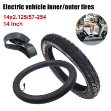 14x2.125/57-254 Inner/Outer Tube 14" Pneumatic Tire for Electric Scooters Bike