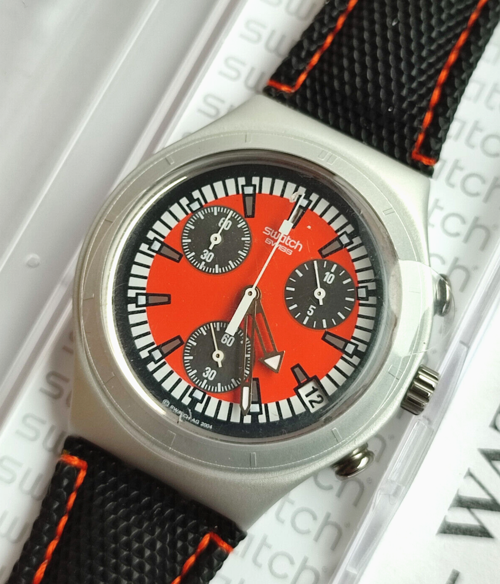 SWATCH+IRONY CHRONO+YCS4033 BURNING EYES+NEU/NEW | eBay