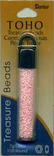 Darice Toho Treasure Pink Beads 7g/0.28 oz. 11/0 Round by Darice, Inc.