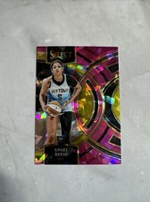 2024 WNBA Select Premier Angel Reese #147 Pink Cracked Ice Prizm Rookie RC