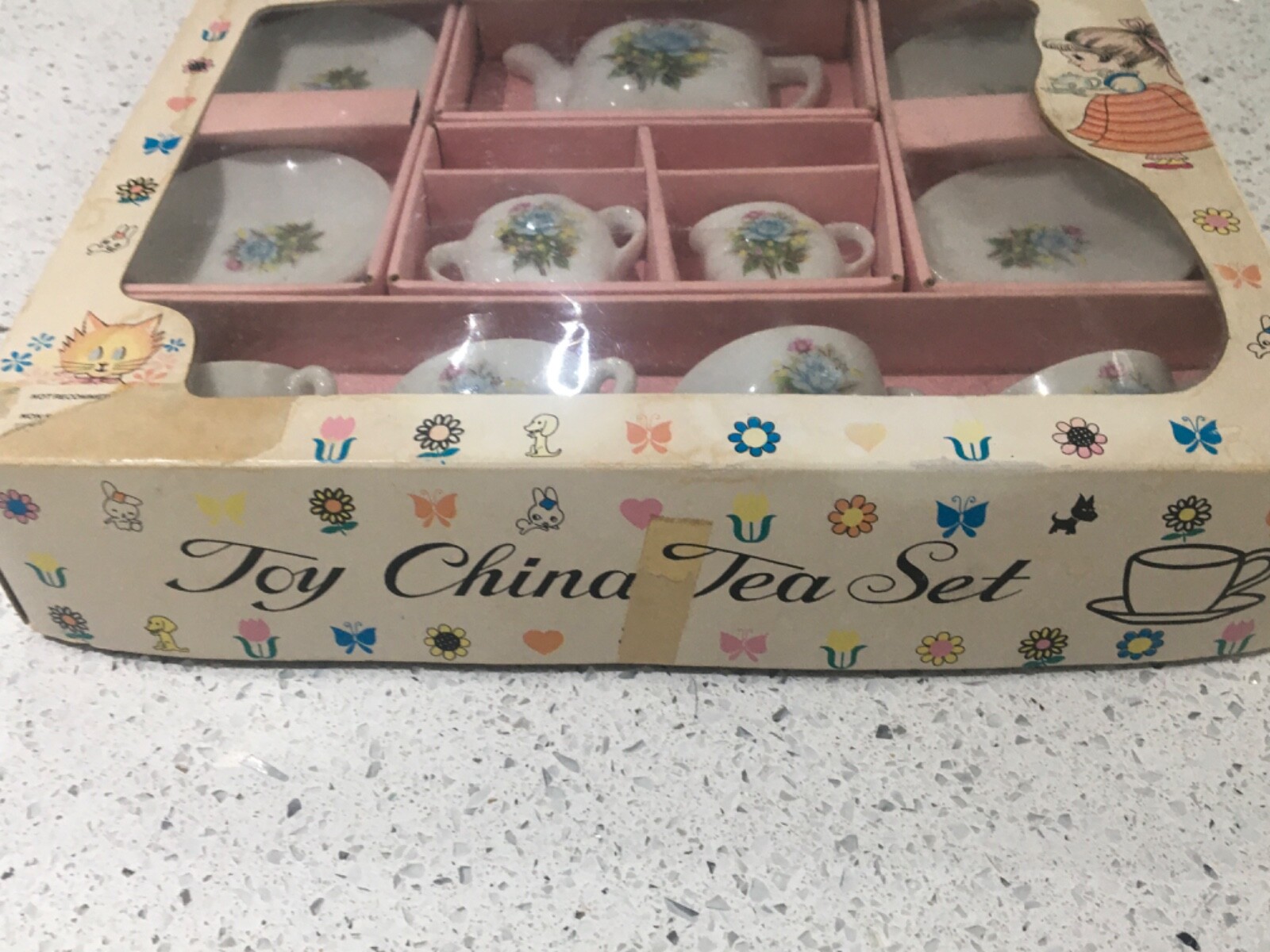 Vintage Toy China Tea Set eBay