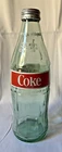 Vintage Empty 33.8 oz/1 Liter  Glass Coca Cola Bottle