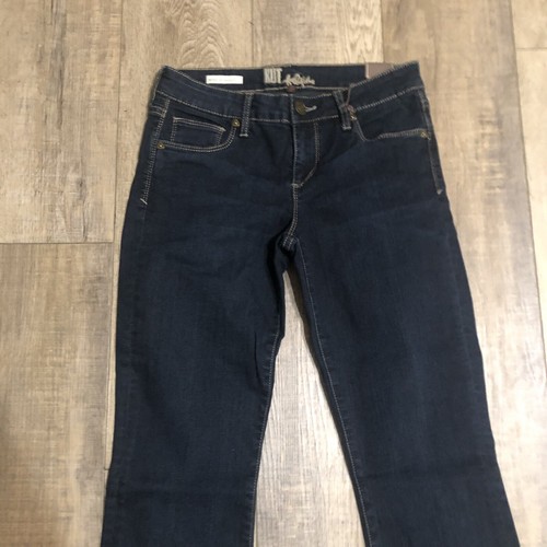 KUT From The Kloth womens Jeans 2 High Rise Bootcut Dark Wash Stretch NEW - Picture 3 of 7