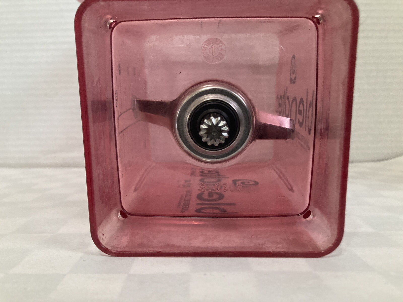 Blendtec Commercial 4-sided 75oz Blender Jar Pink W/ Lid 40-619-62