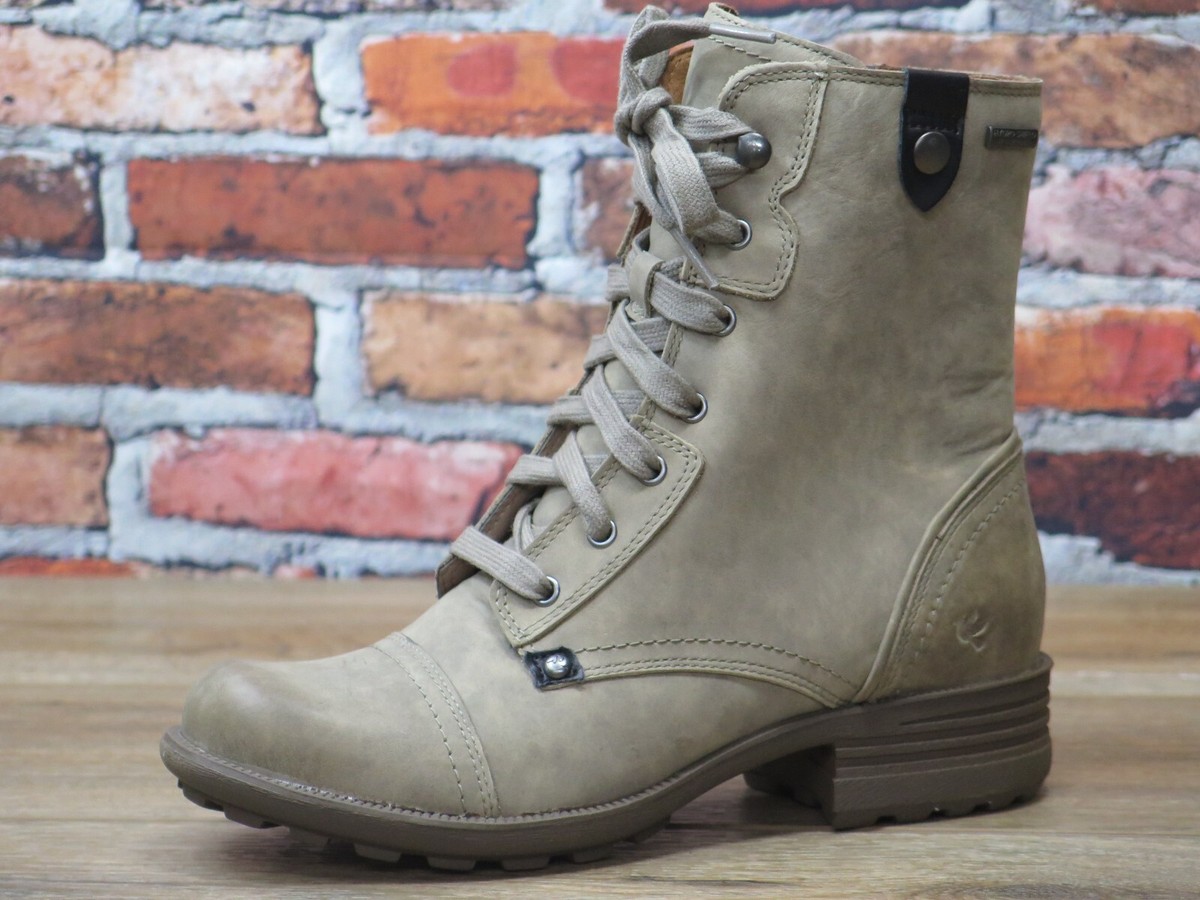 Cobb Hill by Rockport Brunswick Lace Up/Zip Waterproof Boot Grey