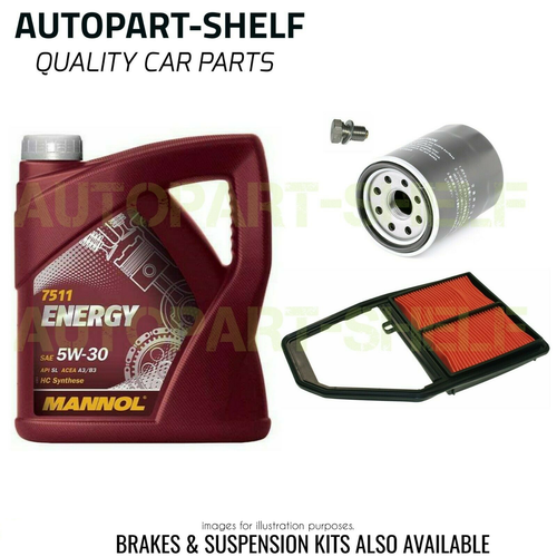 FOR HONDA CIVIC 1.6 PETROL MK7 SERVICE KIT OIL & AIR FILTER SUMP PLUG