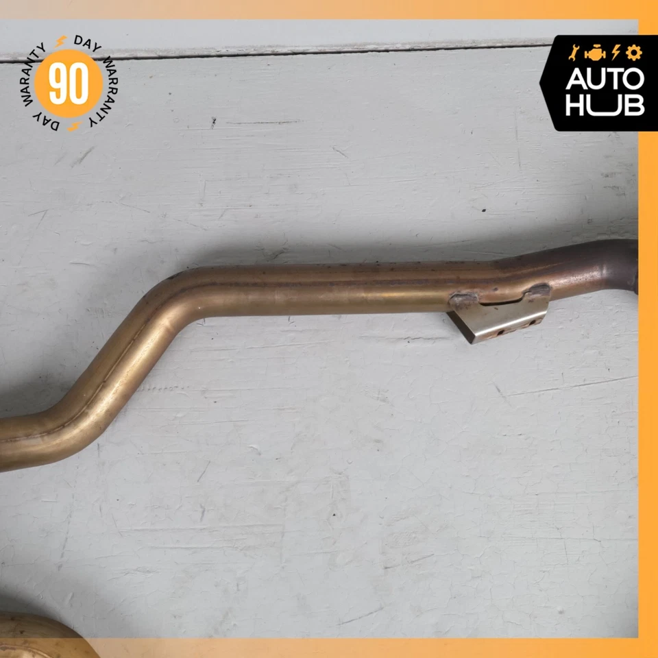 Комплект резонаторов для левой и правой выхлопной трубы двигателя Mercedes R230 SL550 OEM - Изображение 3 из 4