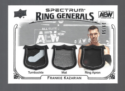 /50 Ring Generals Relics 2021 Upper Deck AEW Spectrum #RL-8 Frankie Kazarian WWE