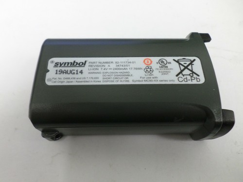 Battery for Symbol MC9000 MC909X-K PN 82-111734-01