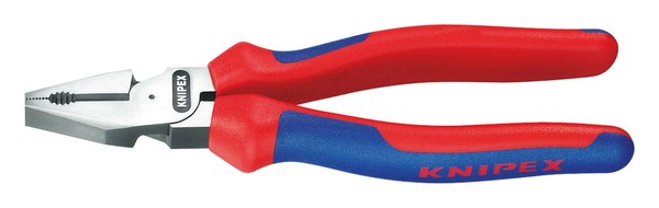 Knipex Kraft-Kombizange Poliert 180 Mm Mit Mehrkomponenten-Griff - 02 02 180-image