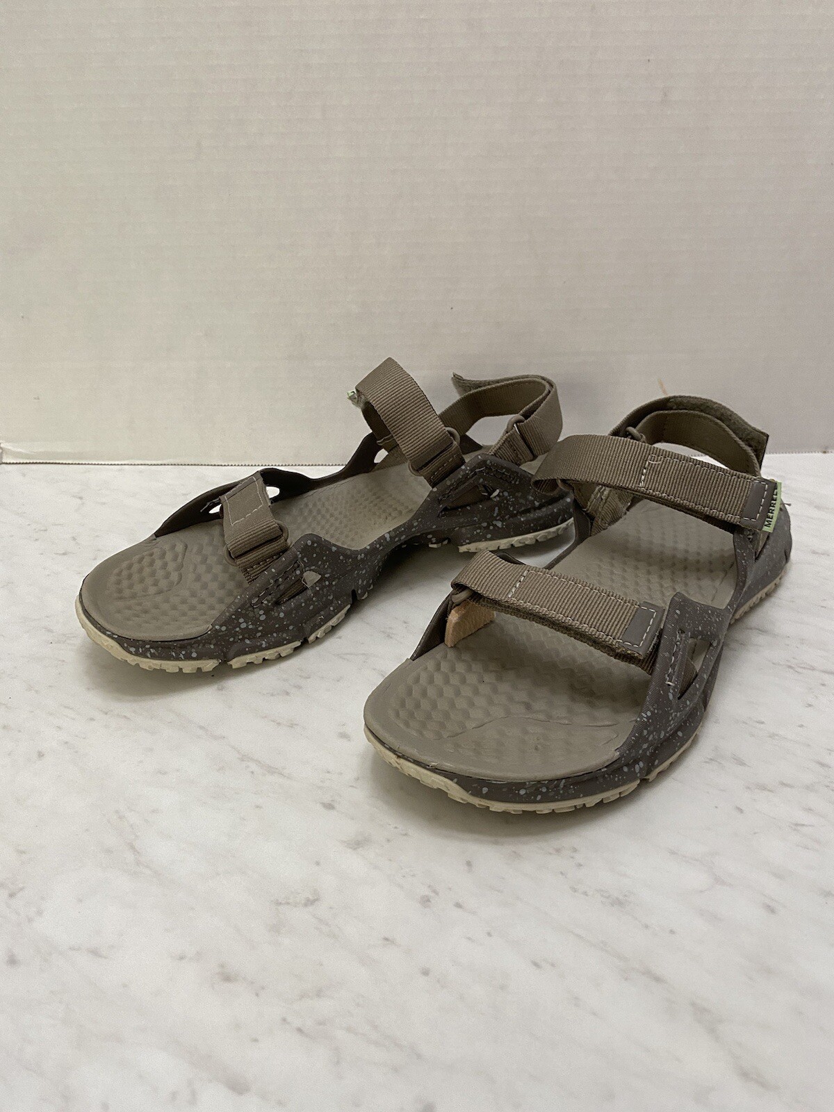 SANDALI MERRELL BRINDLE SELECT GRIP DONNA CINTURINO SLINGBACK ESCURSIONISMO SPORT GRIGI