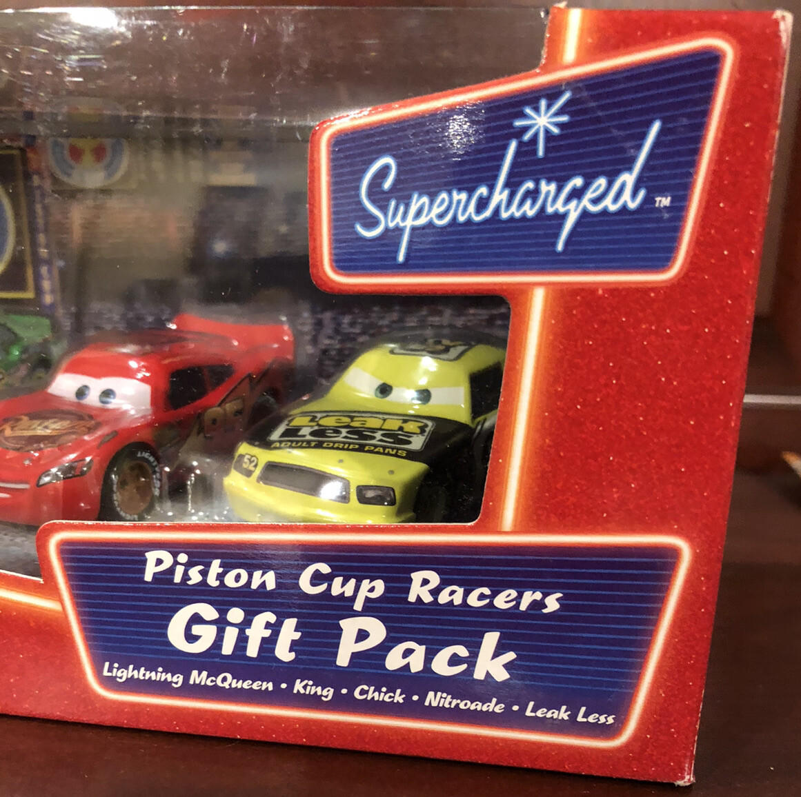 Cars Piston Cup Racers-gift pack-5 Cars:Lightning McQueen, King
