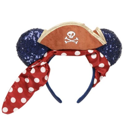 Tokyo Disney Resort Limited Pirates Mickey Mouse Headband 