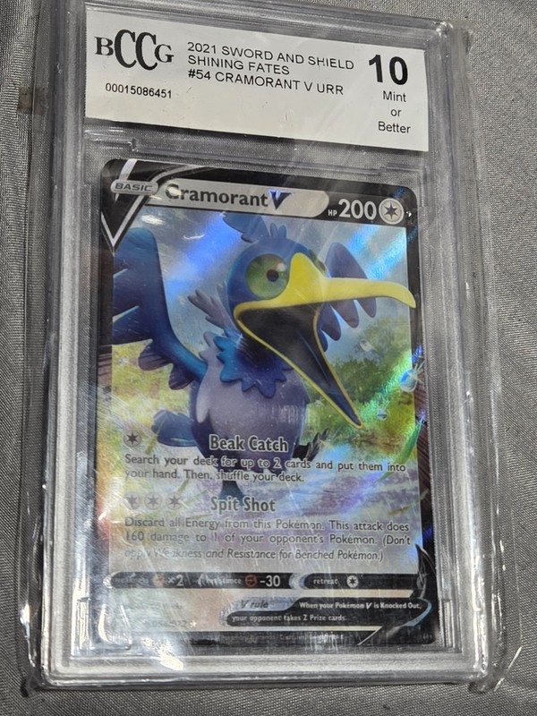 Sword & Shield Shinning Fates -Graded 10 #54 cramarant
