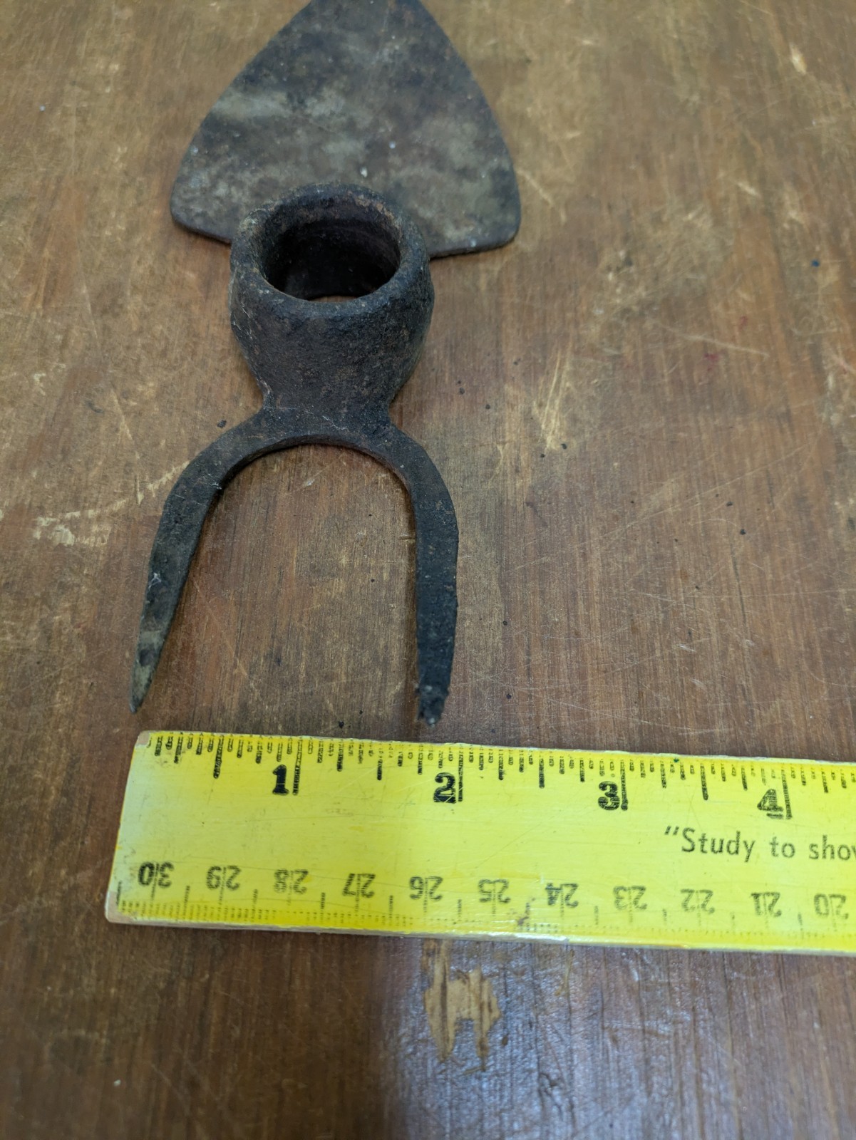 Two Primitive Rustic Grub Hoe Mallet Pick Garden Tool Heads