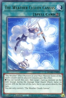 The Weather Cloudy Canvas - MGED-EN099 - Rare - 1st Edition - Near Mint