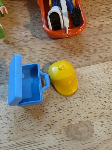 Vintage Playmobil 3845 Air Rescue Helicopter Search & Rescue Complete - Picture 5 of 9