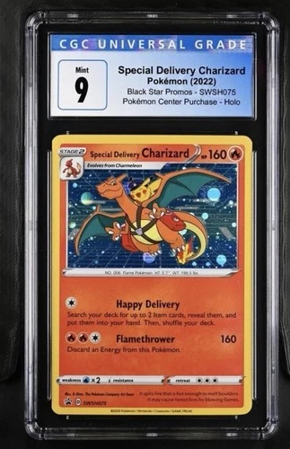 Pokemon Special Delivery Charizard SWSH075 CGC 9 Promo