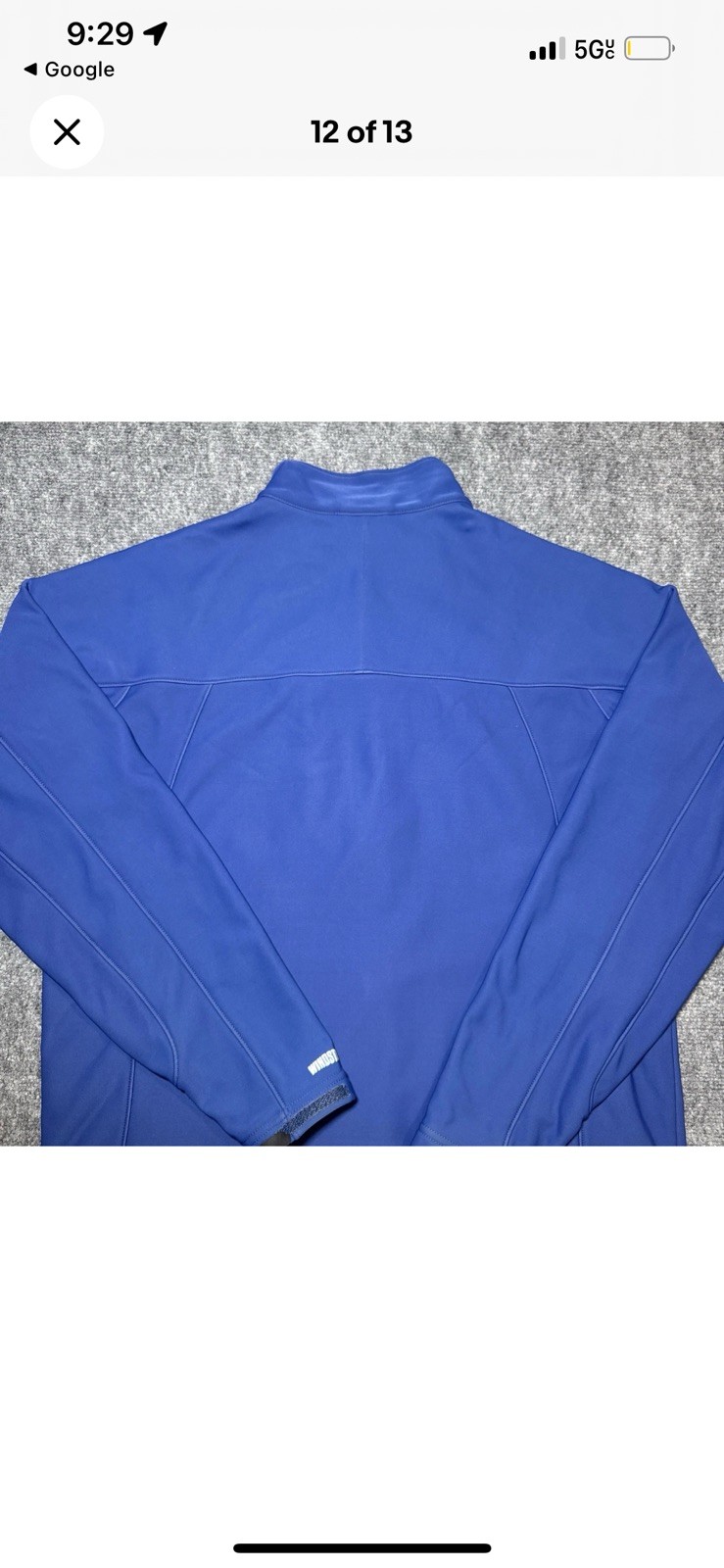 LL Bean Windproof Softshell Jacket Carbon Navy Fu… - image 11