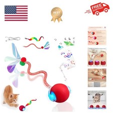 New Upgraded Cat Ball Toy - Speedy Tail 2.0 Cat Toy, Interactive Cat Toy Ball...