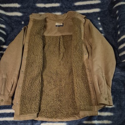 Magellan Campfire Mens Shirt Jacket Tan Khaki Large New but without tags