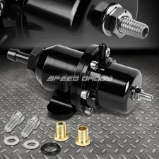 FOR HONDA ACURA DOHC B16 B18 F20 BOLTON ADJUSTABLE FUEL PRESSURE REGULATOR BLACK