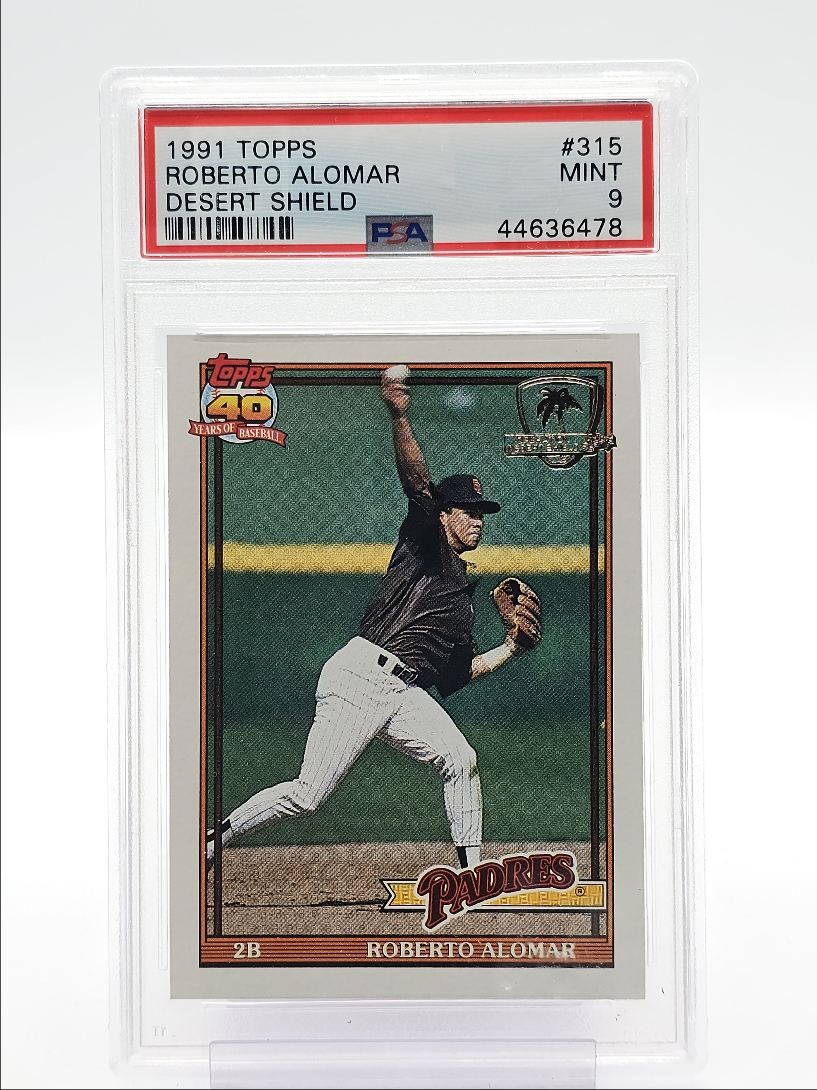 1991 Topps TOPPS DESERT SHIELD #315 Roberto Alomar front