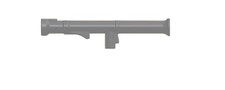 Brickarms WW2 US Bazooka Sliver Gray compatible with Lego bricks minifigure